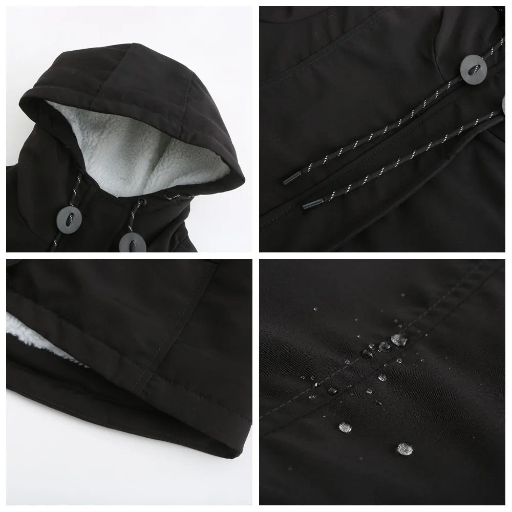 KALYA | Giacca autunnale idrorepellente con cappuccio