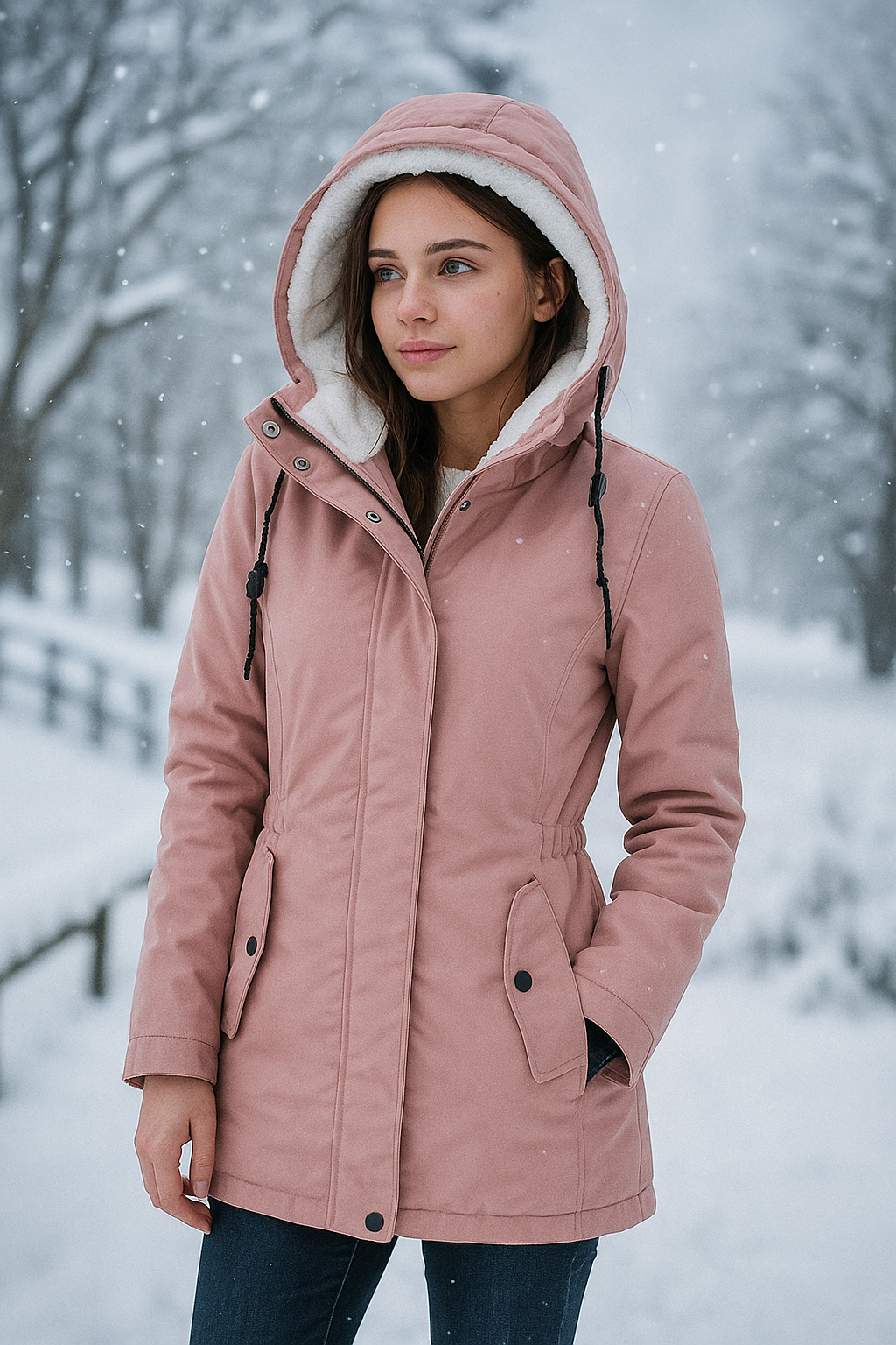 KALYA | Giacca autunnale idrorepellente con cappuccio